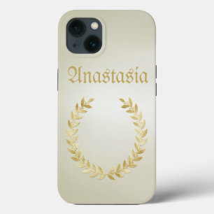 Amazing, Cool, White whit your name iPhone 13 Case