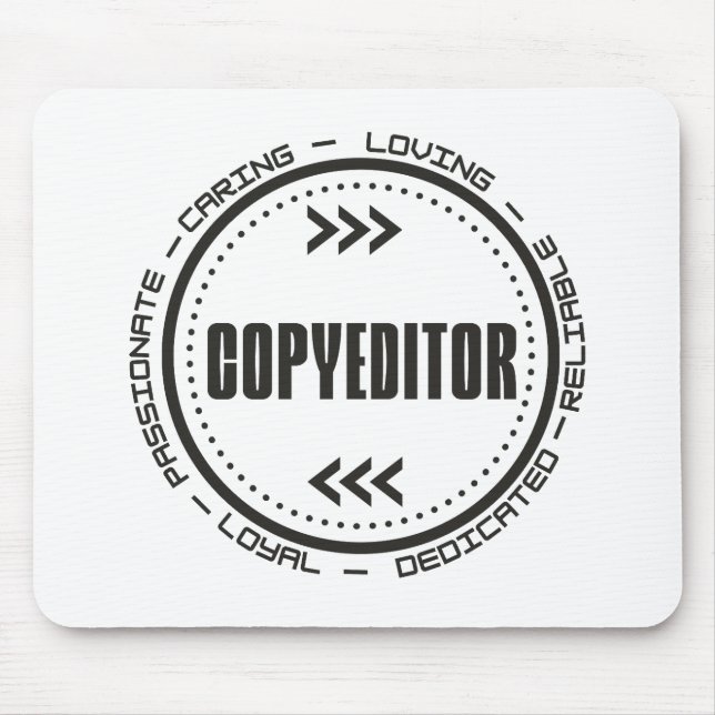 Amazing Copyeditor Mouse Pad (Front)