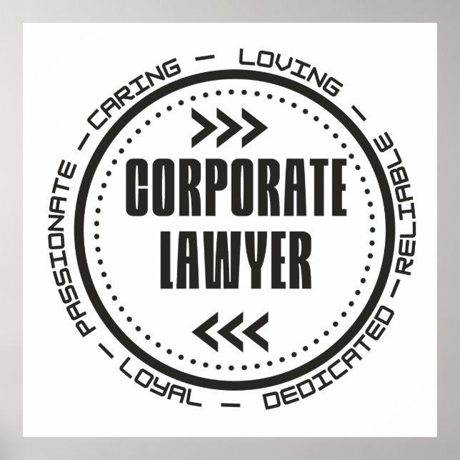 Amazing Corporate Lawyer Poster (Front)