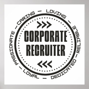 Amazing Corporate Recruiter Poster