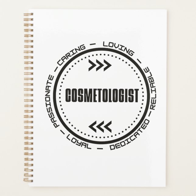Amazing Cosmetologist Planner (Front)