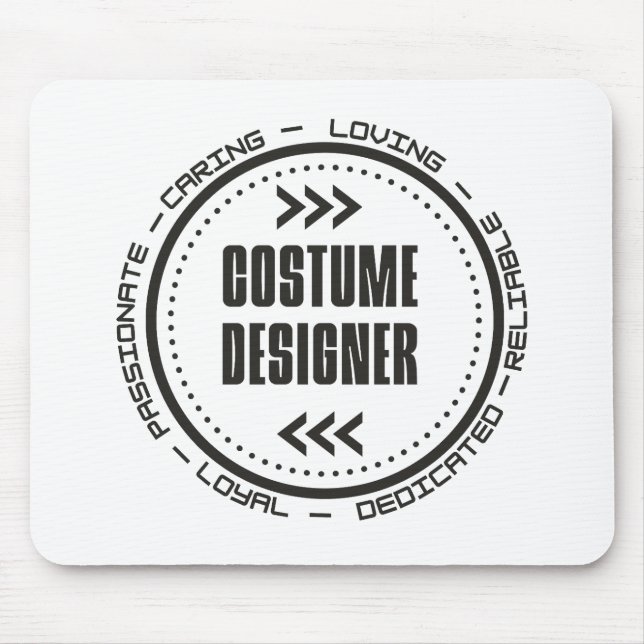 Amazing Costume Designer Mouse Pad (Front)