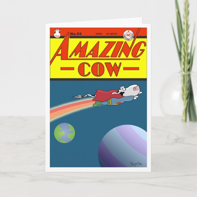 AMAZING COW CARD (Front)