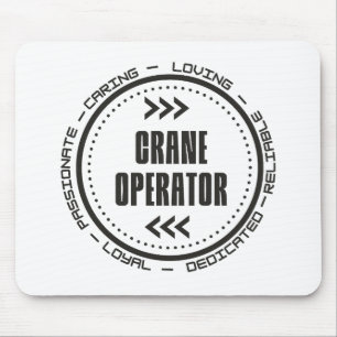Amazing Crane Operator Mouse Pad