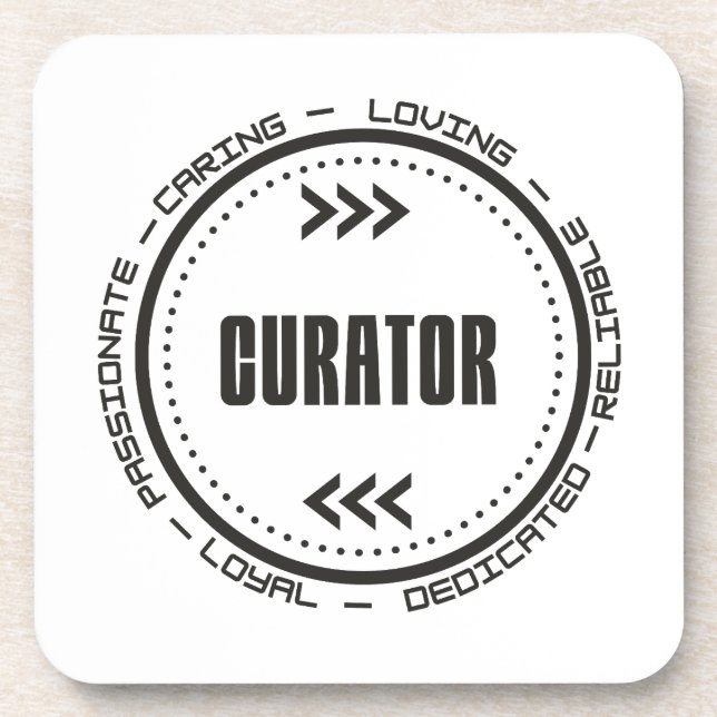 Amazing Curator Coaster (Front)