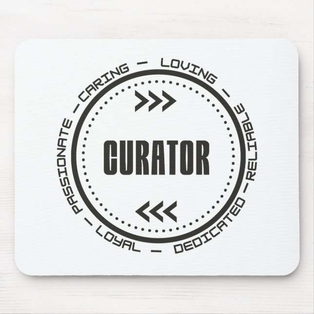 Amazing Curator Mouse Pad (Front)