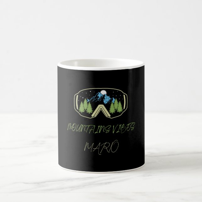 amazing custom skiing mug (Center)