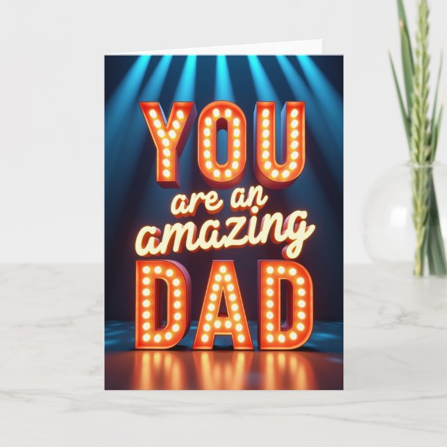 Amazing Dad Marquee Card (Front)