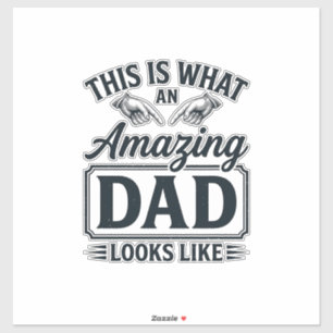 Amazing Dad Vintage Engraving Typography Design_1