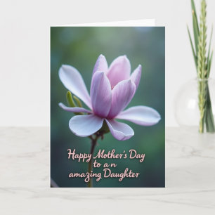 Amazing Daughter Day Flower Card