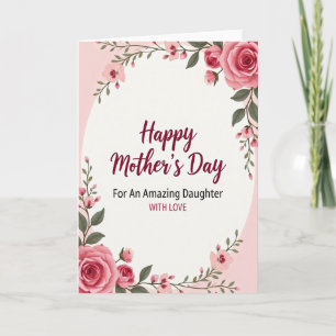Amazing Daughter Love Card