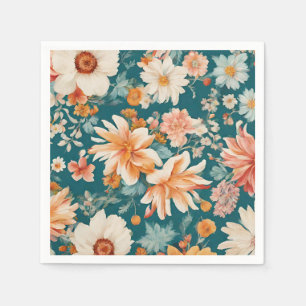 Amazing Delicate Flowers Napkin