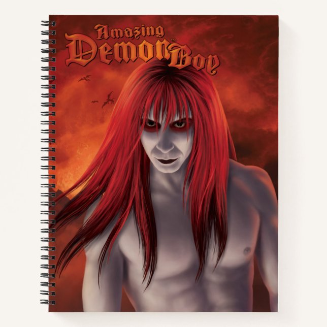 Amazing Demon Boy Dawn of the Demon Notebook (Front)