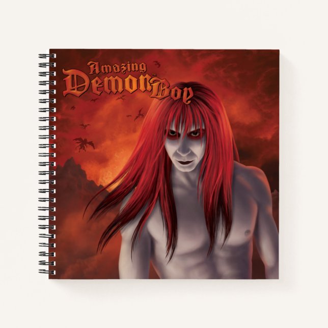 Amazing Demon Boy Dawn of the Demon Notebook (Front)