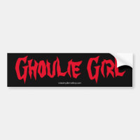 Amazing Demon Boy Ghoulie Girl Bumper Sticker