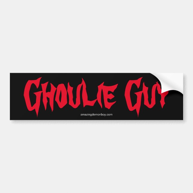 Amazing Demon Boy Ghoulie Guy Bumper Sticker (Front)