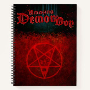 Amazing Demon Boy Pentagram  Notebook
