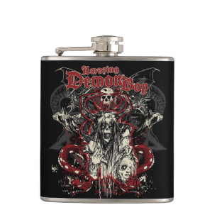Amazing Demon Boy Rise of the Demon Hip Flask