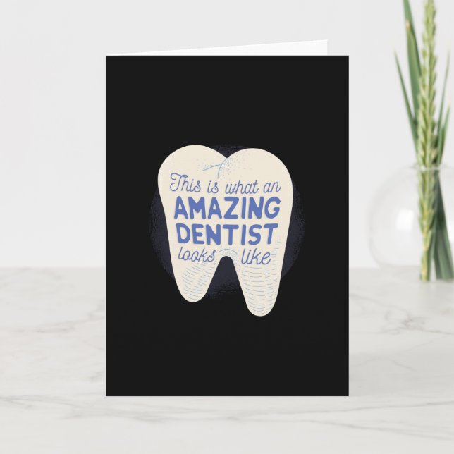 Amazing dentist card (Front)