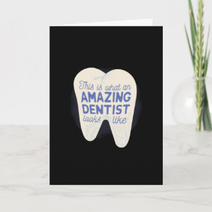 Amazing dentist card