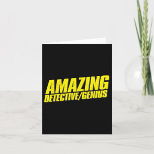 Amazing Detectivegenius Halloween Heist Winner Fan Card