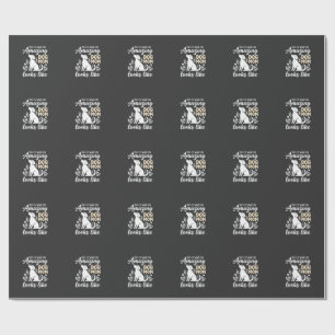 Amazing Dog Mum Floral Dog Lover Wrapping Paper