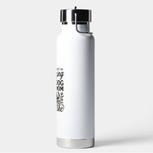 Amazing Dog Mum Vintage Floral Dog Lover Design_1 Water Bottle