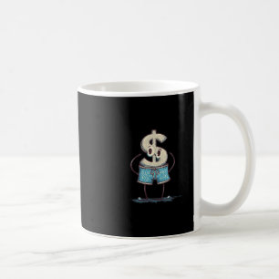 Amazing Dollar Sign In Vacation Shorts For Holiday Coffee Mug