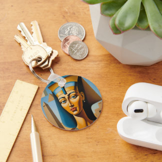 Amazing Egyptian Queen Key Ring
