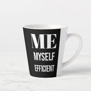 Amazing extrovert smart intellectual typography  latte mug