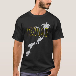 Amazing Exuma Sea Turtles Scuba Diving With Turtle T-Shirt