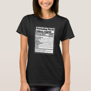 Amazing Facts Animal Keeper During Work Zoo Keeper T-Shirt