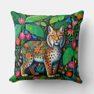 Amazing Fairy Lynx Bobcat Animal Cushion