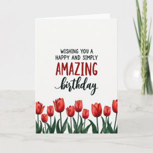 Amazing Floral Birthday Card