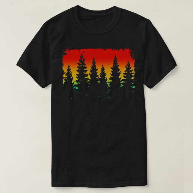 Amazing Forest Landscape T-Shirt (Design Front)