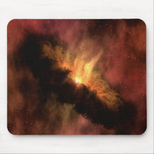 AMAZING GALAXY WITH BRIGHT STARS MOUSE PAD