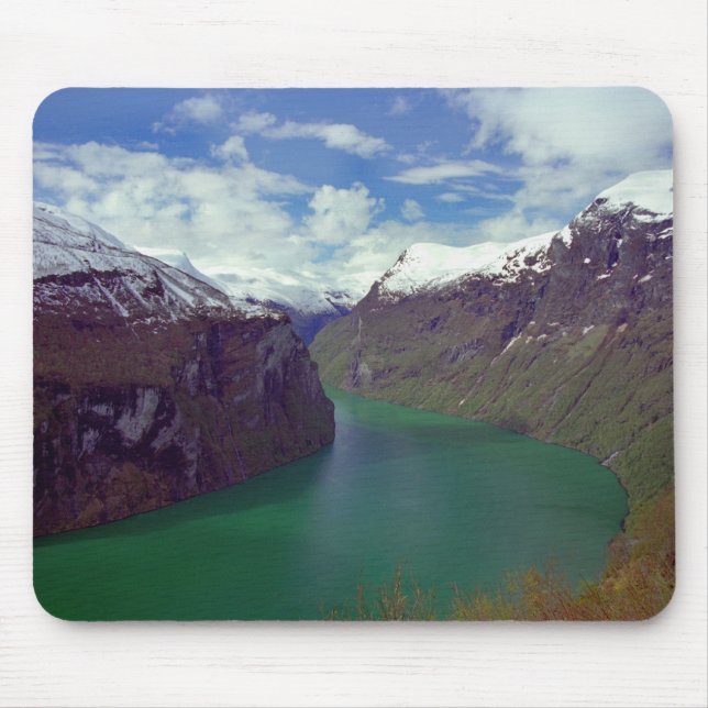 Amazing Geiranger Fjord Mousepad (Front)