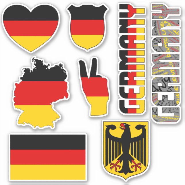 Amazing Germany Shapes National Symbols (Front)