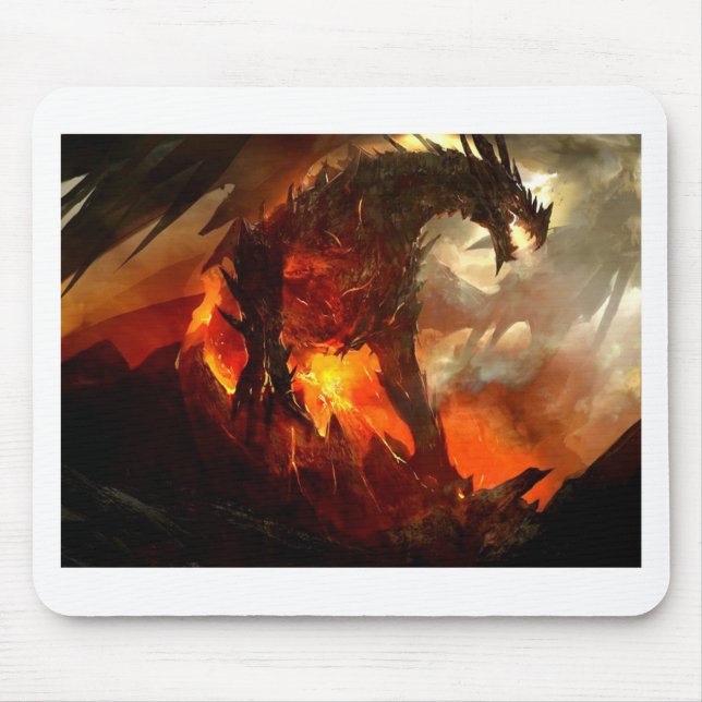 Amazing Giant Dragon Mouse Pad (Front)