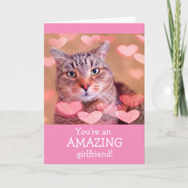 Amazing Girlfriend Birthday  Card (Front)