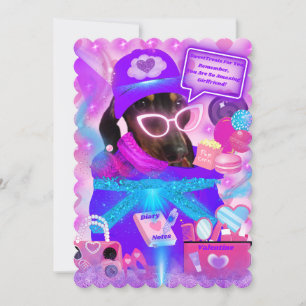 Amazing Girlfriend Flat Greeting Card