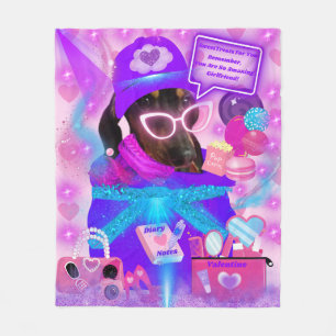 Amazing Girlfriend Fleece Blanket