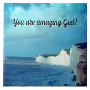 Amazing God Ceramic Tile