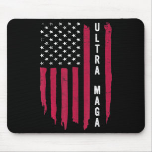 Amazing Going Out Made In USA Black American Flag Mouse Pad