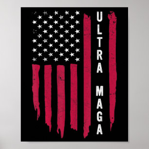 Amazing Going Out Made In USA Black American Flag  Poster