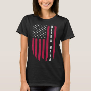 Amazing Going Out Made In USA Black American Flag T-Shirt