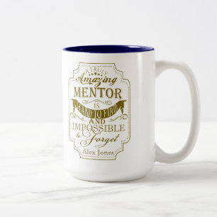 amazing gold mentor Mug retirement