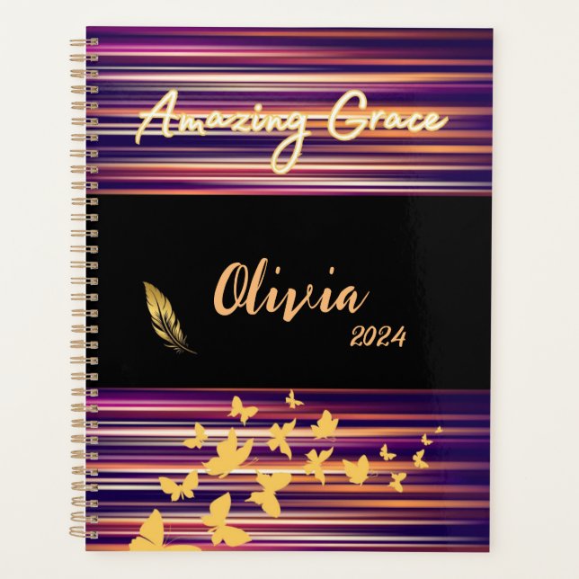 Amazing Grace 2024 Personalise Planner (Front)