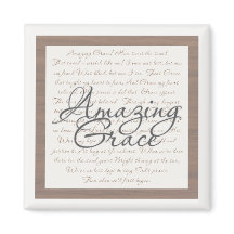 Amazing Grace - 2 Inch Square Magnet