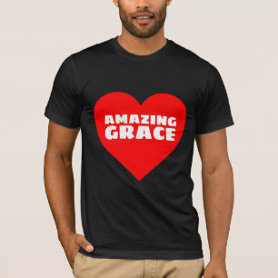 AMAZING GRACE CHRISTIAN T-SHIRTS TEES T-SHIRT